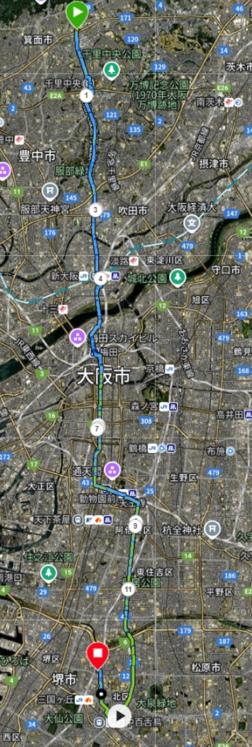走行ルート