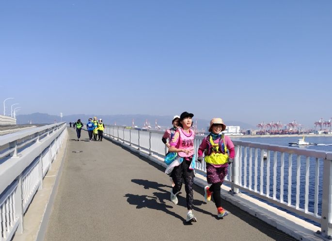 スカイブリッジを気持ちよく走る